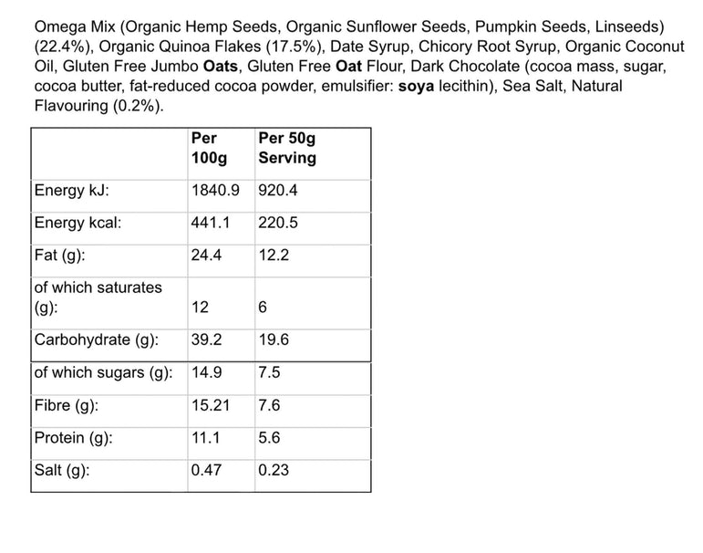 8 Dark Choc & Salted Caramel Gut Health Fibre Bars - fuegobars