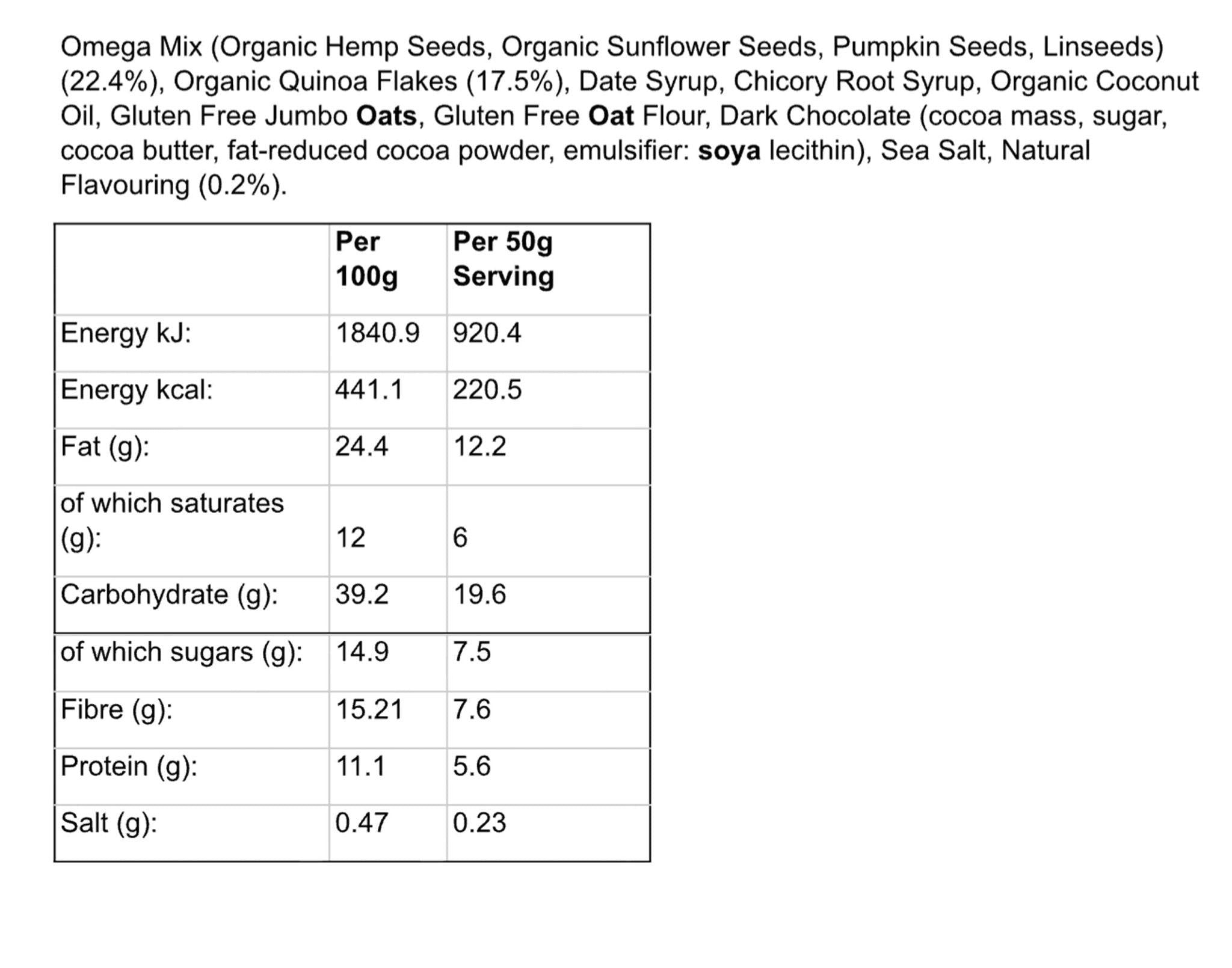 8 Dark Choc & Salted Caramel Gut Health Fibre Bars - fuegobars