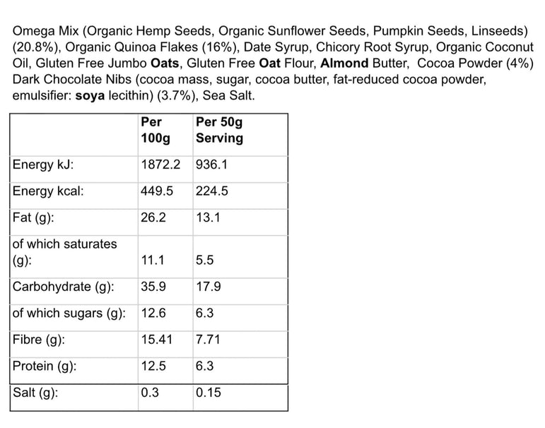 8 Decadent Chocolate Gut Health Fibre Bars - fuegobars