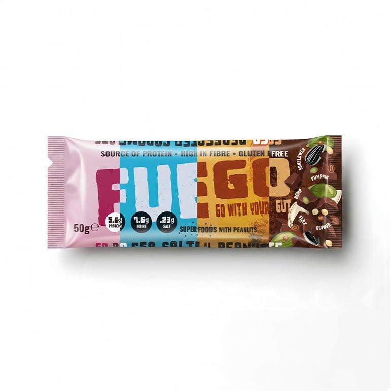 Mixed Pack Gut Health Fibre Bar (8 or 12 Pack) - fuegobars